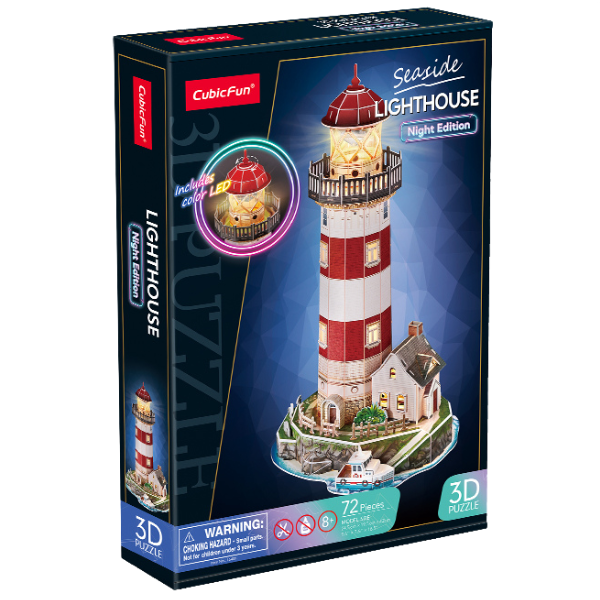 3D puzzle “Far”, cu iluminare LED, 72 elemente