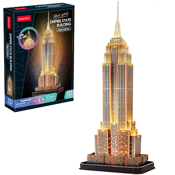 3D puzzle “Empire State Building”, cu ilumina..