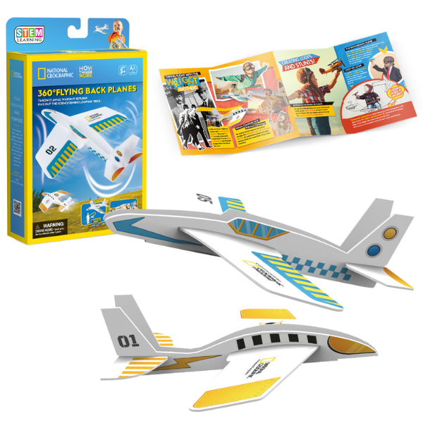 3D puzzle „Avioane care zboară la 360°”..