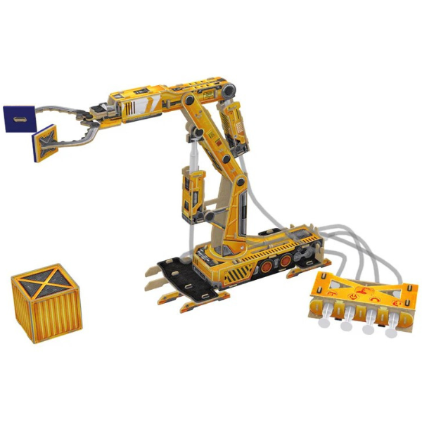3D puzzle „Braț robotic hidraulic”, 185 elemente