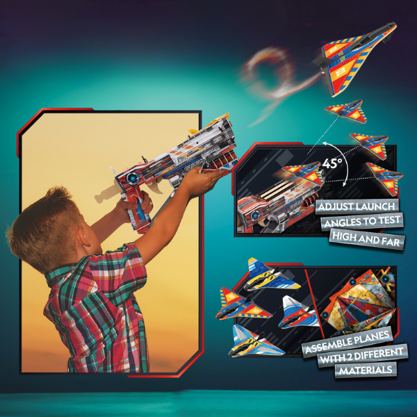 3D puzzle „Lansator de avioane”, 306 elemente