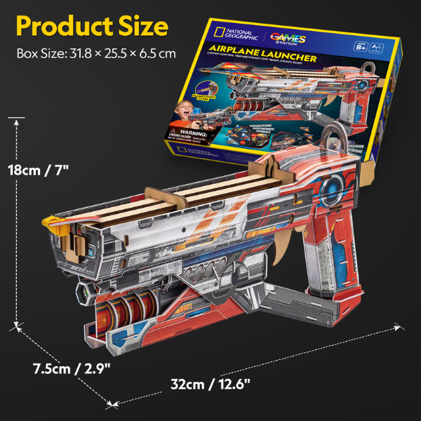 3D puzzle „Lansator de avioane”, 306 elemente
