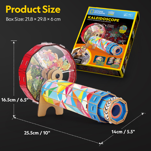 3D puzzle „Caleidoscop”, 64 elemente