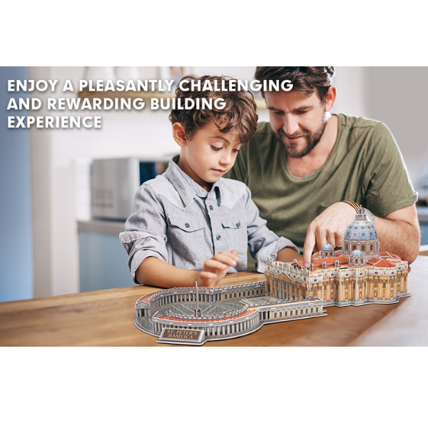 3D puzzle “Catedrala Sfântul Petru”, 101 elemente
