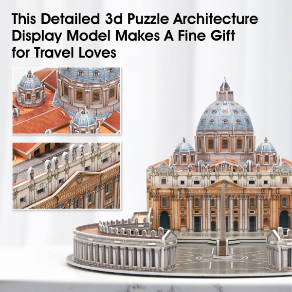 3D puzzle “Catedrala Sfântul Petru”, 101 elemente
