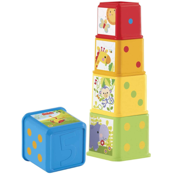 Fisher-Price Пирамидка «Кубики со зверушками»