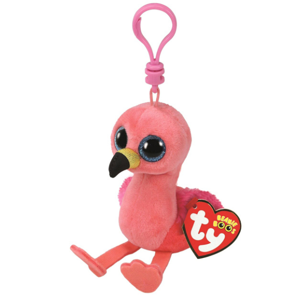 Breloc – Flamingo roz Gilda 12 cm (Beanie boo..