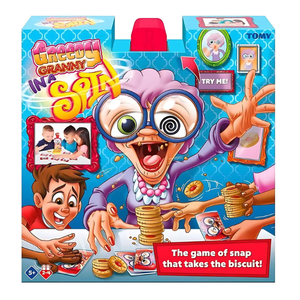 Joc de societate – Ruleta bunicuței pofticioase, Tomy