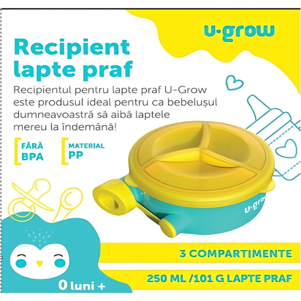 Cumpara  Totul pentru hrănire - Recipient pentru Lapte Praf cu 3 Compartiment..