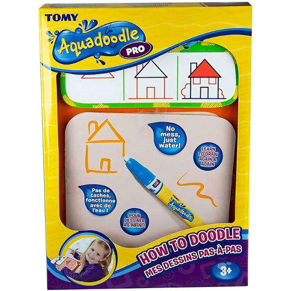 Set de joacă cu cartonașe pentru desen cu apă „Să desenăm”