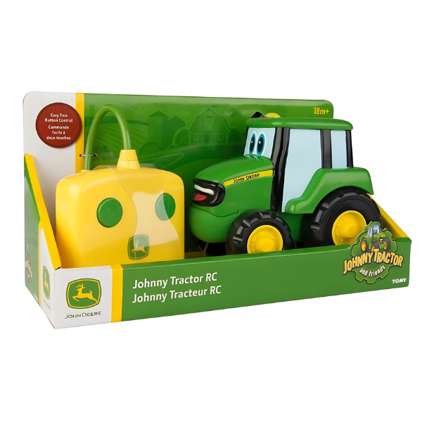 Tractorașul Johnny cu telecomandă – John Deere, Tomy