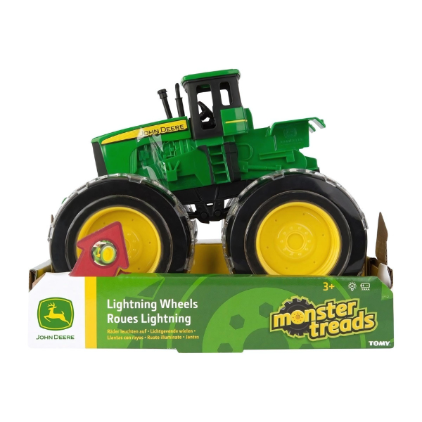 Tractor cu roți luminate – John Deere, Tomy