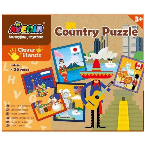 Set 26 puzzle-uri „Țări”