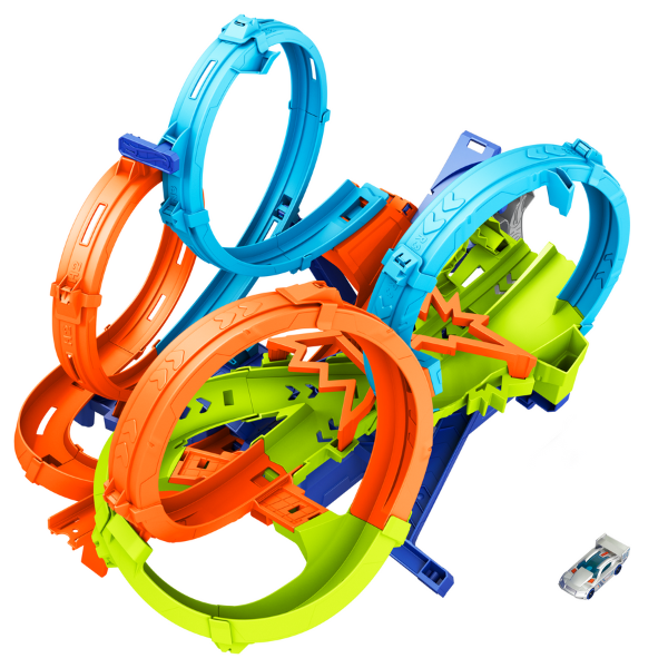 Set de Piste Hot Wheels Action 4-Loop Crash Out
