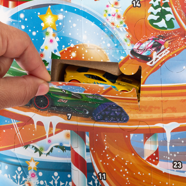 Calendarul Advent Hot Wheels 2024