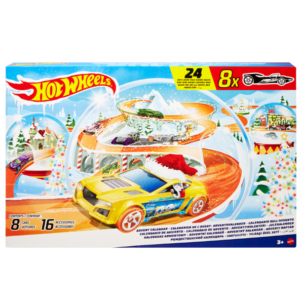 Calendarul Advent Hot Wheels 2024