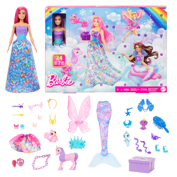 Cumpara  Accesorii pentru fete - Calendarul Advent Barbie „Sărbători Magice”..