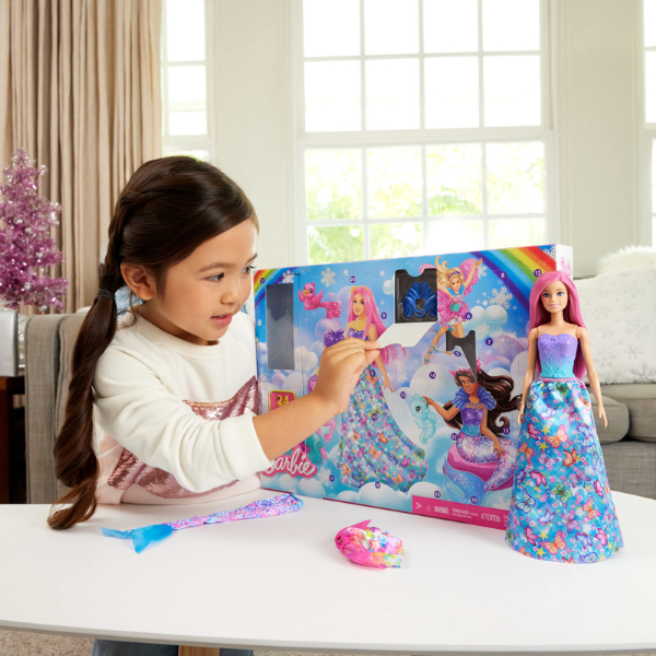Calendarul Advent Barbie „Sărbători Magice”