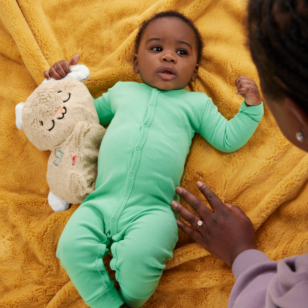 Плюшевый звуковой малыш-зайчик Fisher-Price успокой и прижмись