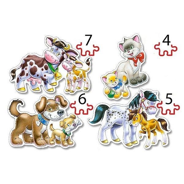 4×Puzzle 4+5+6+7