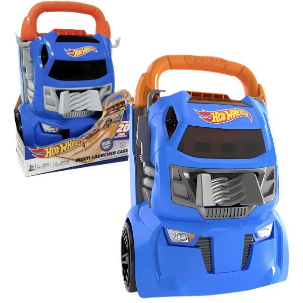 Container portabil pentru 4 piste paralele Hot Wheels