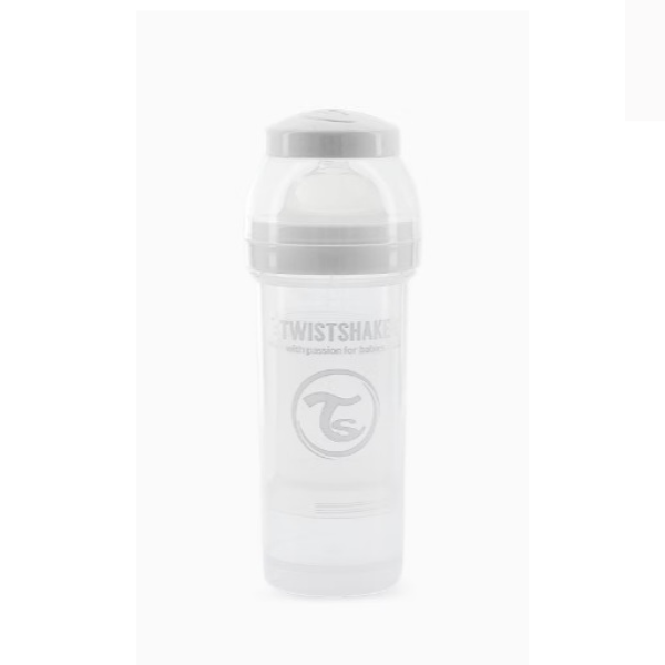 Biberon Anti-Colici, Alb, 260 ml, 0+ luni