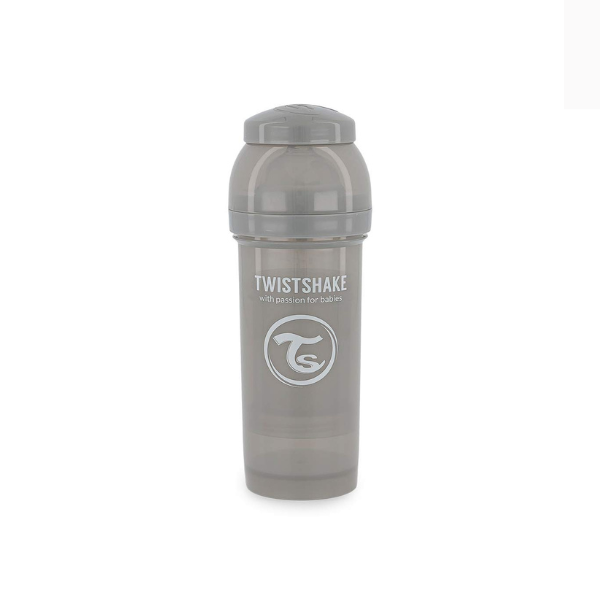 Biberon Anti-Colici, Gri, 260 ml, 0+ luni