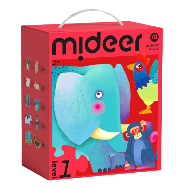 Seria de puzzle-uri „Animale”, 10 în 1, nivelul 1