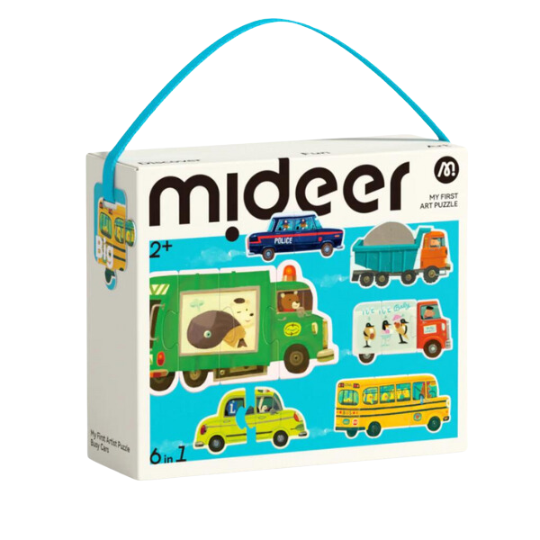 Primul Puzzle „Autoturisme în oraș”, 6 în 1