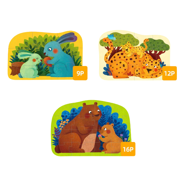 Puzzle Level Up „Mama și copilul”, nivelul 2