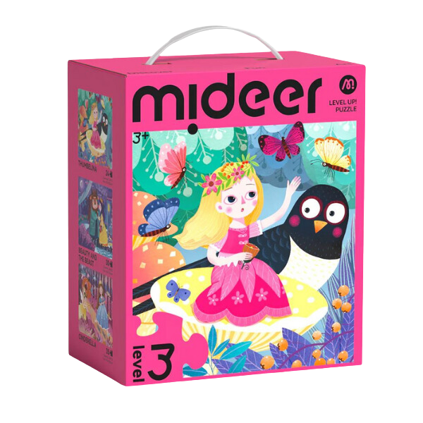 Seria de puzzle-uri „Prințese din Povești”, 3 în 1, nivelul 3