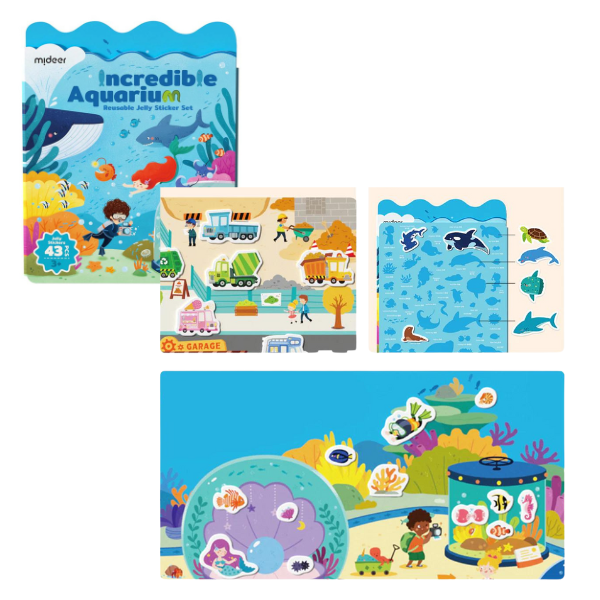 Cumpara  Creativitate - Set de Stickere Gelatinoase Reutilizabile „Ac..