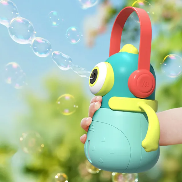 Generator de bule de săpun „Bubbles Monster”, cu lumină și sunet, albastru
