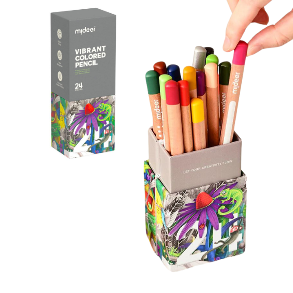 Cumpara  Creativitate - Set de creioane colorate, 24 culori..