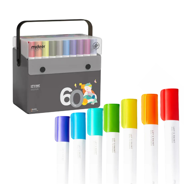 Cumpara  Creativitate - Set de markere semitransparente cu vârf dublu..