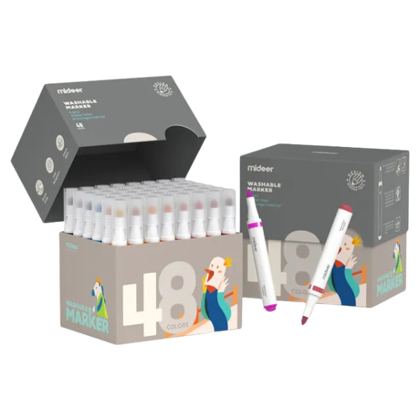 Cumpara  Creativitate - Set carioci lavabile, 48 culori..