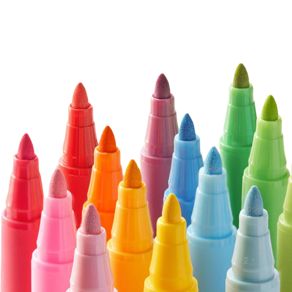 Set de markere acrilice, 6 culori