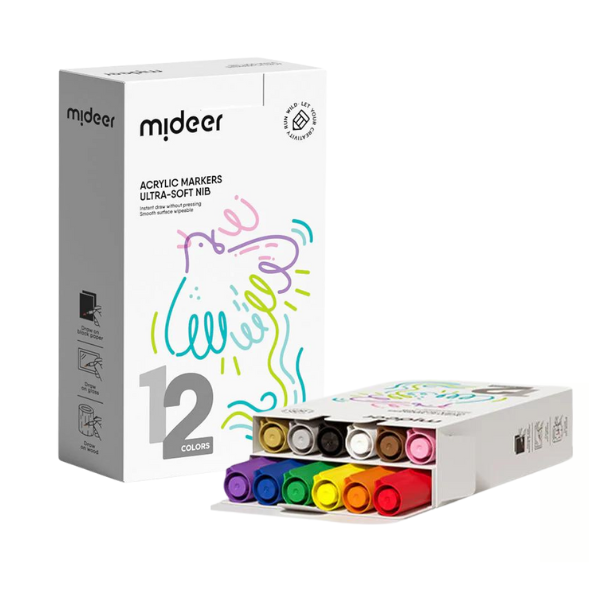 Cumpara  Creativitate - Set de markere acrilice cu peniță ultra moale..