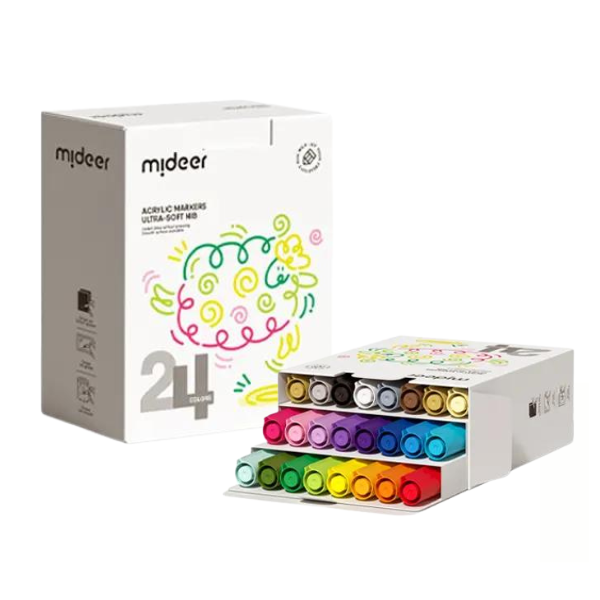 Cumpara  Creativitate - Set de markere acrilice cu peniță ultra moale..