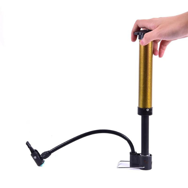Pompă de mână metalică pentru minge/bicicletă