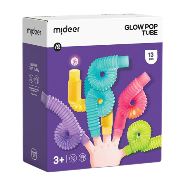 Set de tuburi Glow Pop, 10 buc.