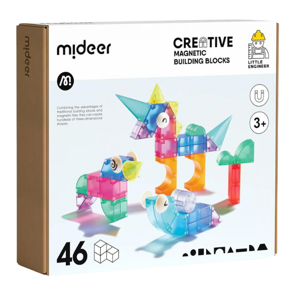 Set de construcție magnetic, 46 elem.