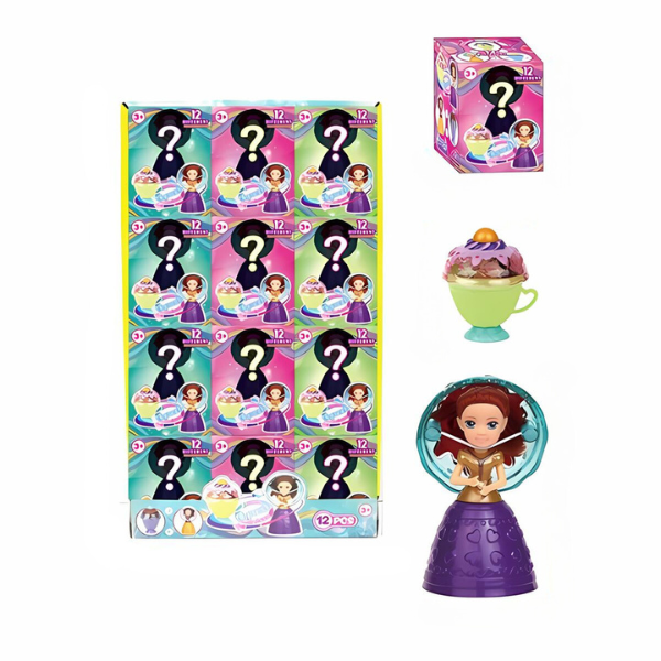 Mini-păpușă „Prințesa în cupcake” 1..