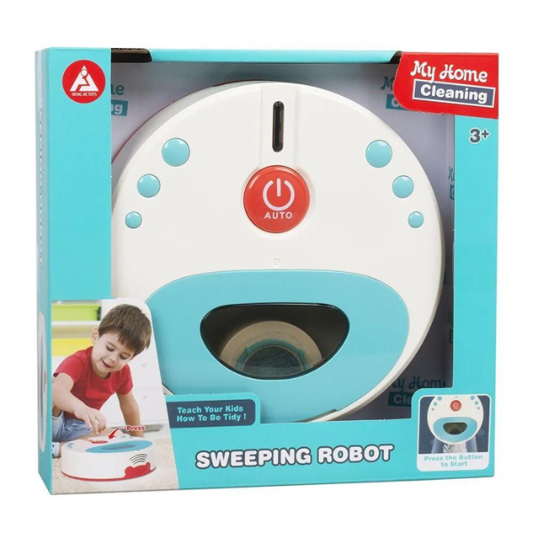 Mini-aspirator robot pentru copii „Curățenie Distractivă”