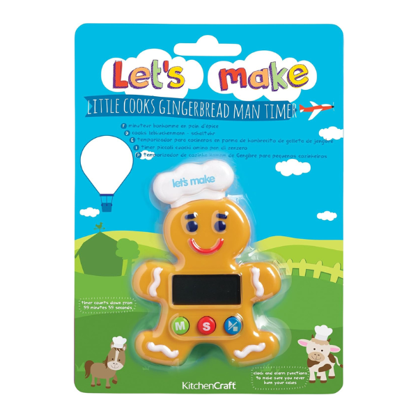 Цифровой Таймер Gingerbread Man 100 мин