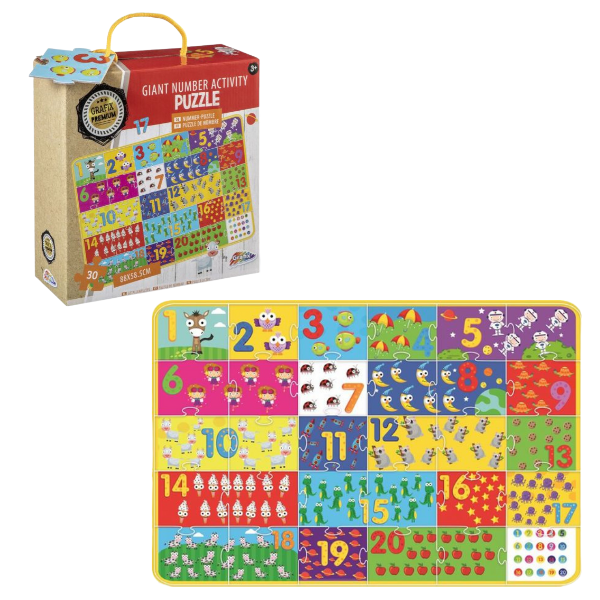 Jocul de masă Puzzle 3D „Number Activity”