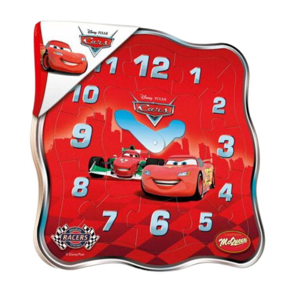 Puzzle din lemn Cars 3 „Ceas”..