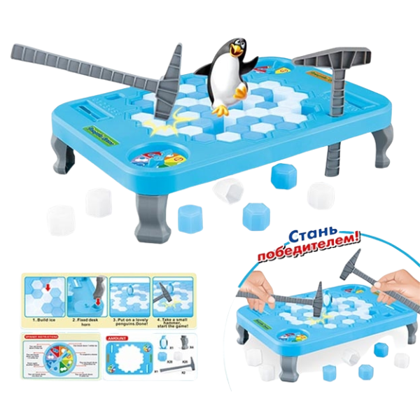 Joc de masă „Pinguinul pe gheata”, (rus.)