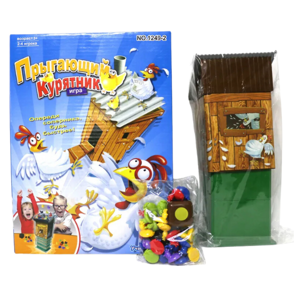 Настольная Игра «Прыгающий Курятник», (рус.)