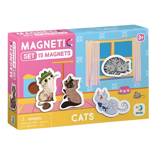 Joc magnetic „Pisici”, 15 elem.